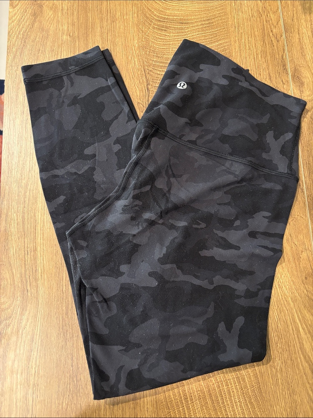 lululemon athletica Black Camo High-Rise 7/8 length Leggings
